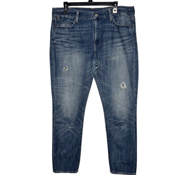 Polo Ralph Lauren Denim - Polo Ralph Lauren Astor Slim Boyfriend Jeans Medium Wash Distressed Size 32